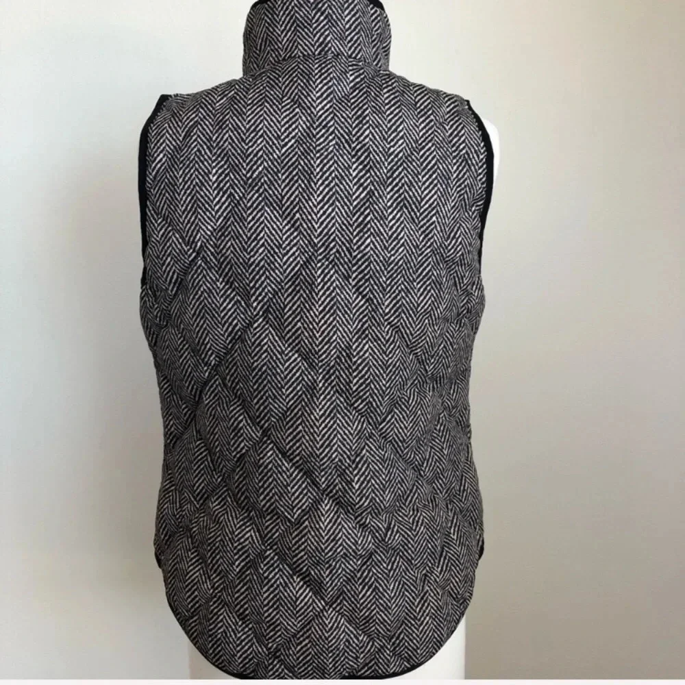 J. Crew Herringbone Puffy Jacket Size Xsmall